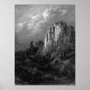 Camelot von Gustave Doré 1868 Poster