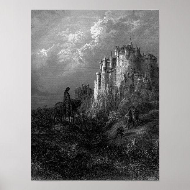 Camelot von Gustave Doré 1868 Poster (Vorne)