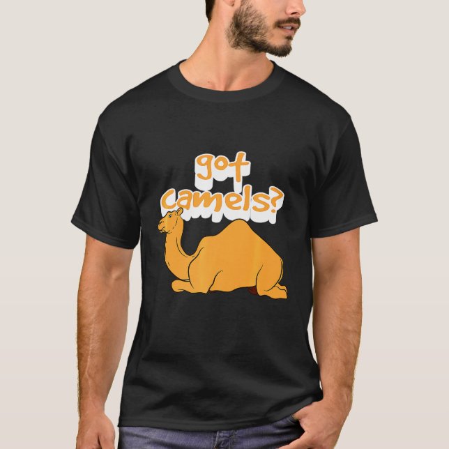 Camels Animal Design T-Shirt (Vorderseite)