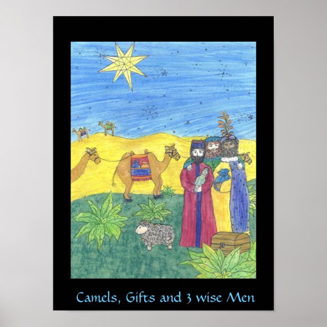 CAMELS GIFTS AND THREE WISE MEN poster (Vorne)