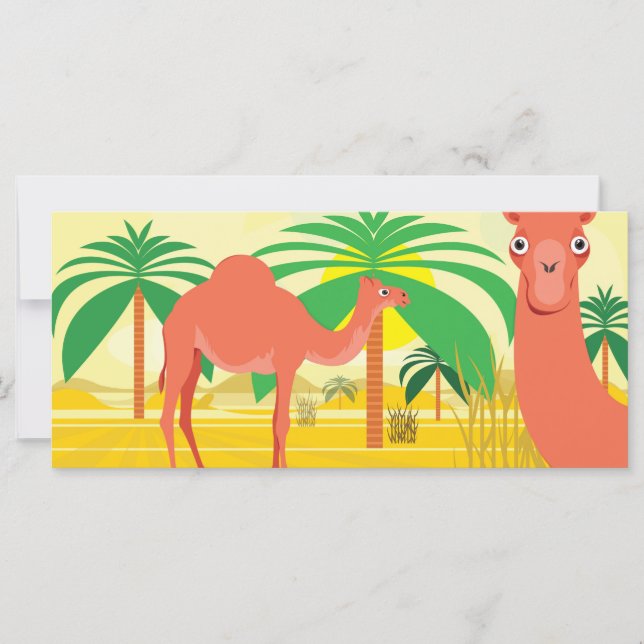 Camels Illustration (Vorderseite)