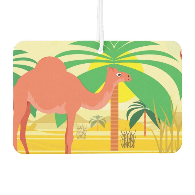 Camels Illustration Autolufterfrischer (Vorderseite)