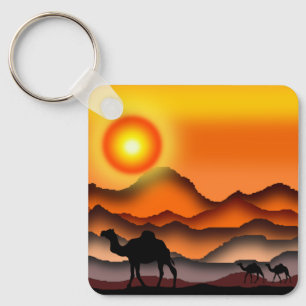 Camels Schlüsselanhänger Schöner Sonnenuntergang i