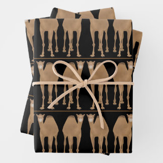 Camels Wrapping Paper Sheets Geschenkpapier Set