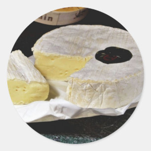 Camembert Cheese Runder Aufkleber