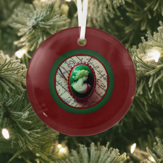 Cameo Jewelry Ornament Aus Glas