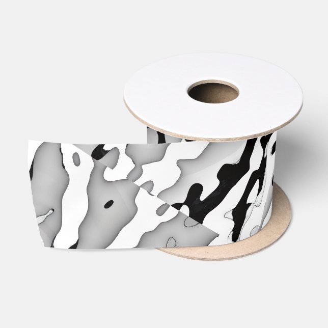 Cameo Lang hellgrau Design Satinband (Spule)