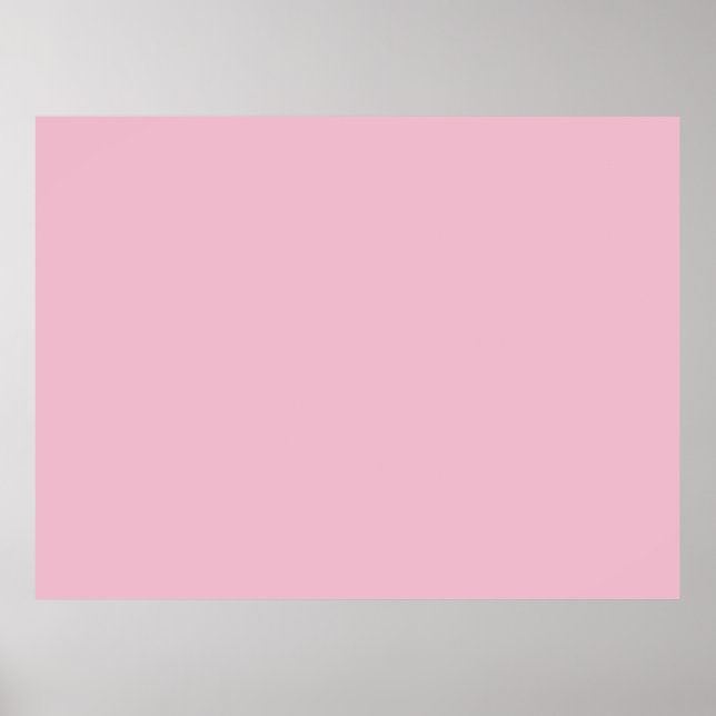 Cameo-Rosa (einfarbig) Poster (Vorne)