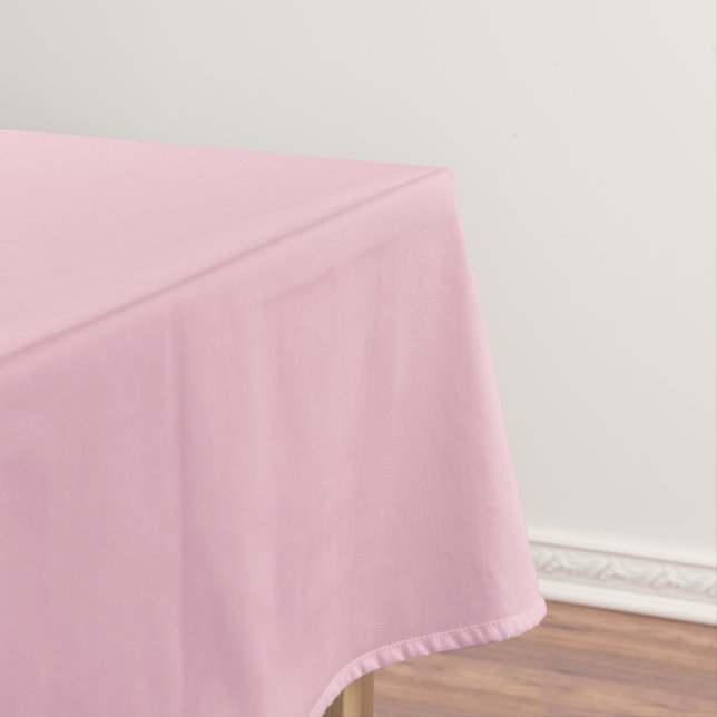 Cameo-Rosa (einfarbig) Tischdecke (Beispiel)