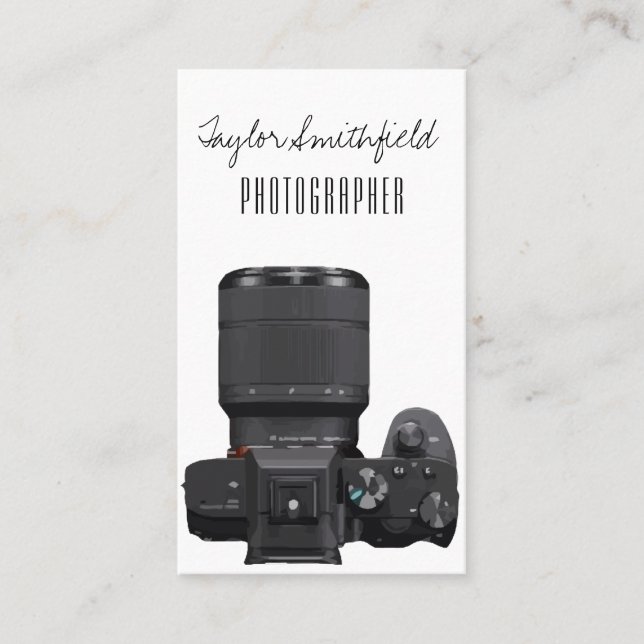 Camera-Business-Card Visitenkarte (Vorderseite)