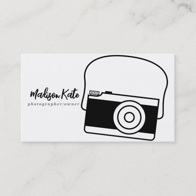 Camera Business Cards | Fotografie Visitenkarte (Vorderseite)