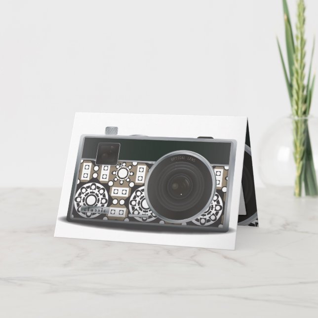 Camera Deko Karte (Vorderseite)