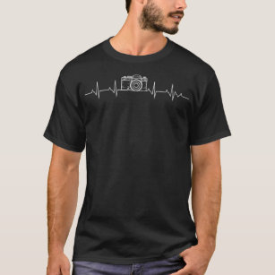 Camera Fotografy Heartbeat für Fotografen  T-Shirt