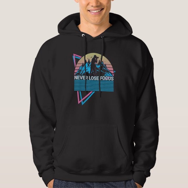 Camera Photography Photographer Retro Never Lose F Hoodie (Vorderseite)