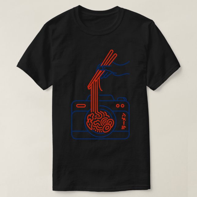 Camera Ramen T-Shirt (Design vorne)
