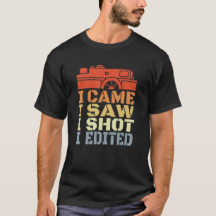 Camera Routine Motivierend Fotograf Zitat T-Shirt