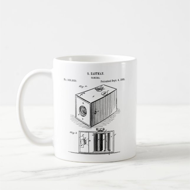 Camera-Tasse der Classic Box Tasse (Links)