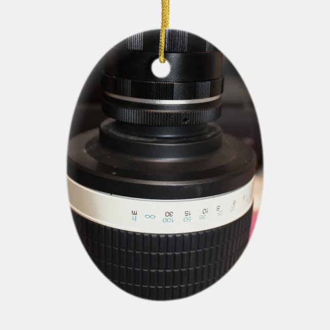 Camera Telescope Lens Keramikornament (Vorne)