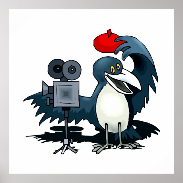 Cameraman Crow Poster (Vorne)