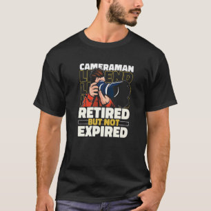 Cameraman Remüde Videografie Videographer Kamera T-Shirt
