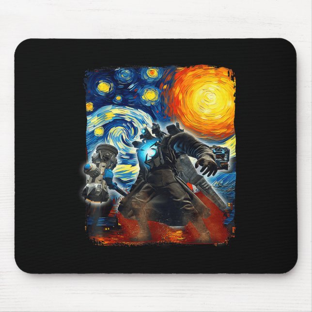 Cameraman Video Game Graphic Gamer Meme Gaming Mousepad (Vorne)