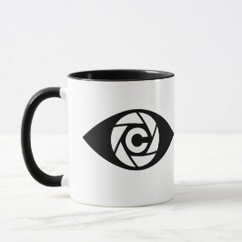 Cameraman Zwei-Tonen-Tasse — Die Shutterclique Tasse