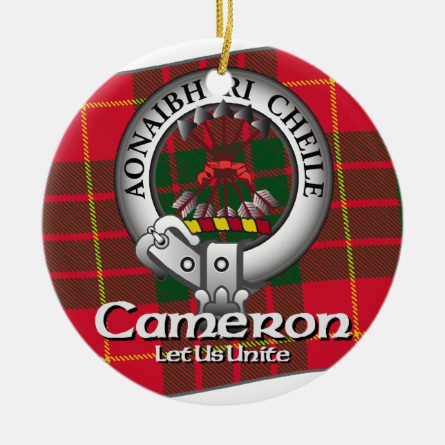 Cameron-Clan Keramikornament (Vorne)