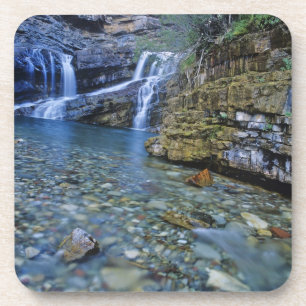 Cameron Falls im Waterton-Lakes-Nationalpark in 2 Untersetzer