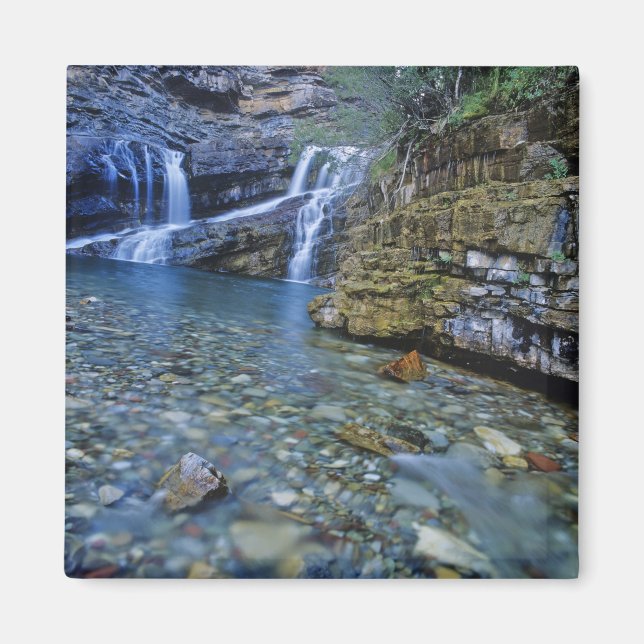 Cameron Falls in Waterton Seen National Park in 2 Magnet (Vorne)