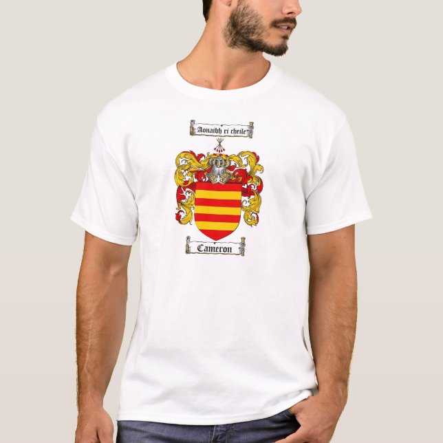 CAMERON-FAMILIENWAPPEN - CAMERON-WAPPEN T-Shirt (Vorderseite)