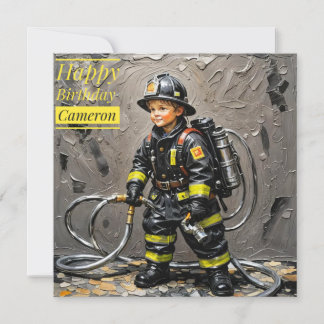 CAMERON ~ Glücklich Geburtstag ~ Fireman ~