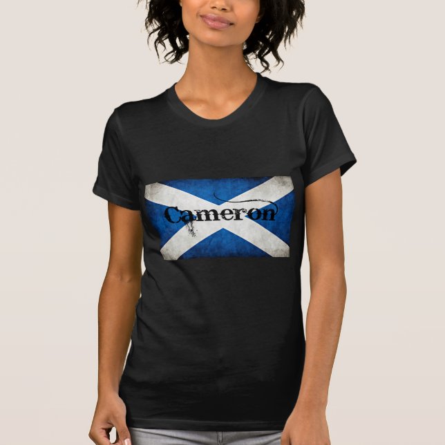 Cameron Grunge Flag T-Shirt (Vorderseite)