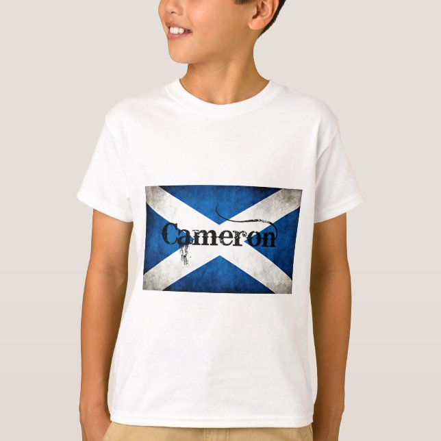Cameron Grunge Flag T-Shirt (Vorderseite)
