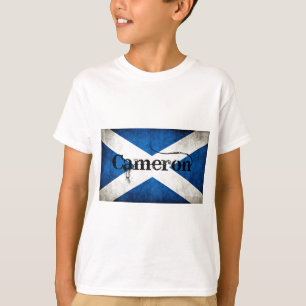 Cameron Grunge-Flagge T-Shirt