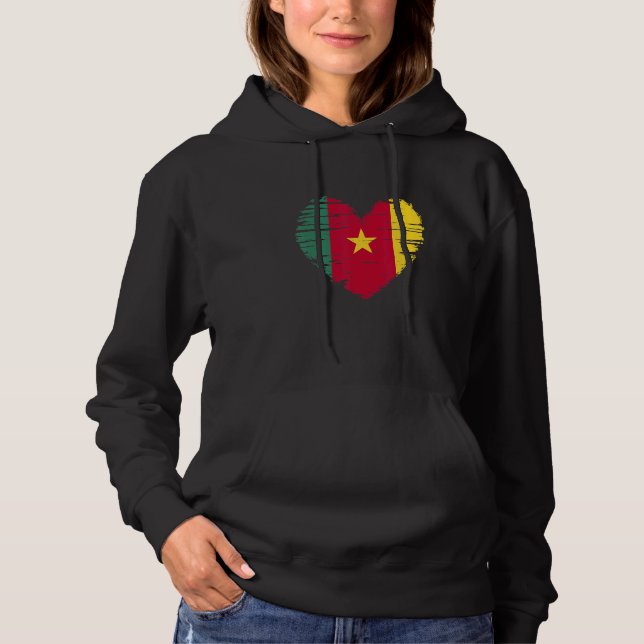 Cameron Heart Cameron Flag Cameron Pride Hoodie (Vorderseite)