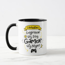 Cameron, Ingenieur - Gamer, maßgeschneiderte Schre Tasse