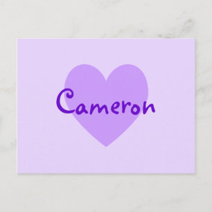 Cameron Lila Postkarte
