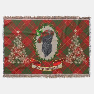 Cameron Scottie Dog Christmas Decke