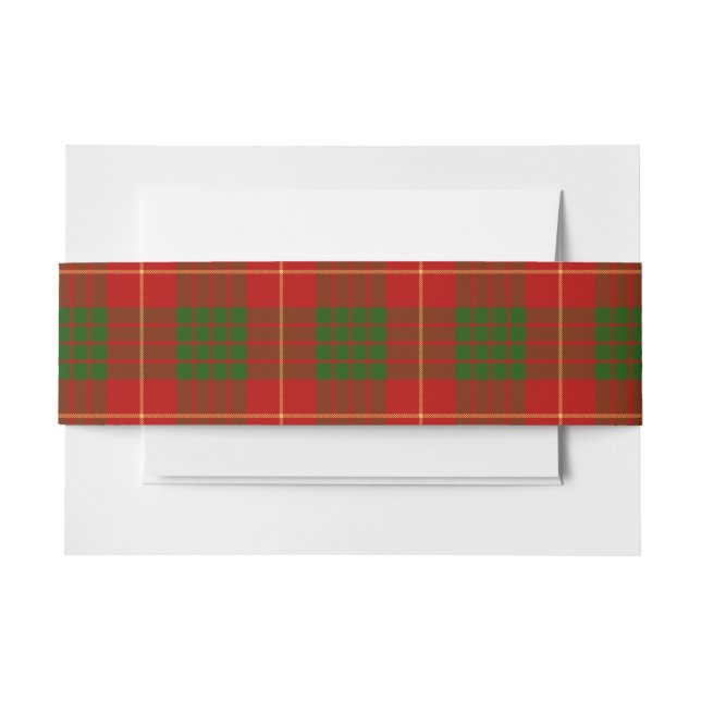 Cameron Scottish Tartan Belly Band (Vorderseite Beispiel)