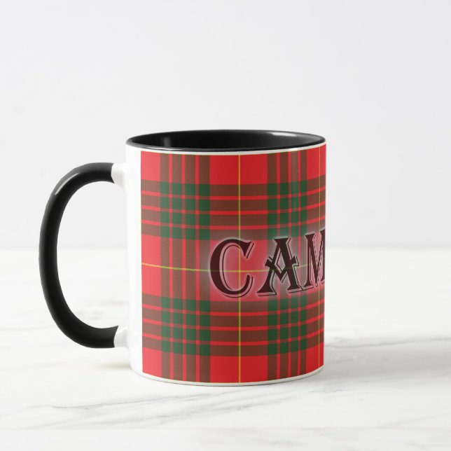 Cameron Tartan mit Nachname Tasse (Links)