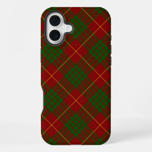 Cameron-Tartan rot grün kariert iPhone 16 Plus Hülle
