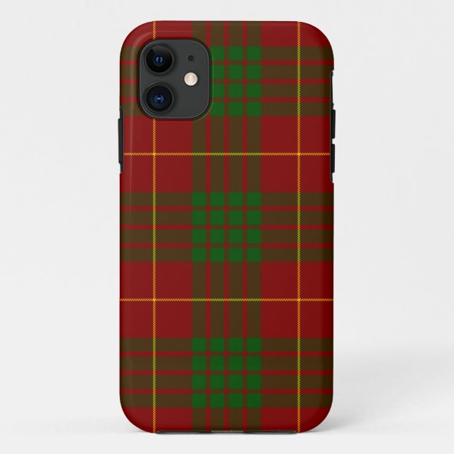 Cameron Tartan Rot kariert Case-Mate iPhone Hülle (Rückseite)