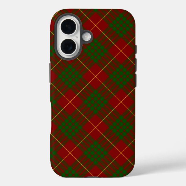 Cameron Tartan Rot kariert Case-Mate iPhone Hülle (Rückseite)