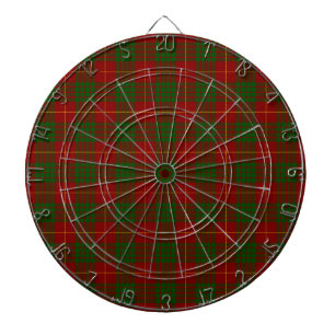 Cameron Tartan Rot kariert Dartscheibe