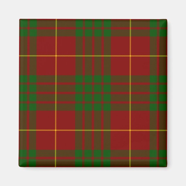 Cameron Tartan Rot kariert Magnet (Vorne)