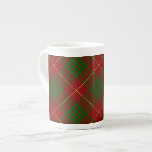 Cameron Tartan Rot kariert Prozellantasse (Vorderseite Links)
