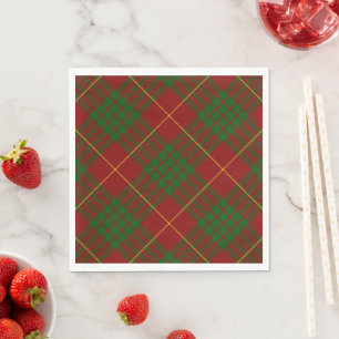 Cameron Tartan Rot kariert Serviette