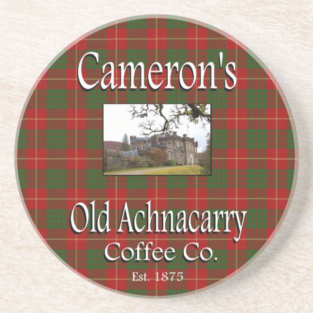 Camerons Old Achnacarry Coffee Co. Untersetzer (Vorne)