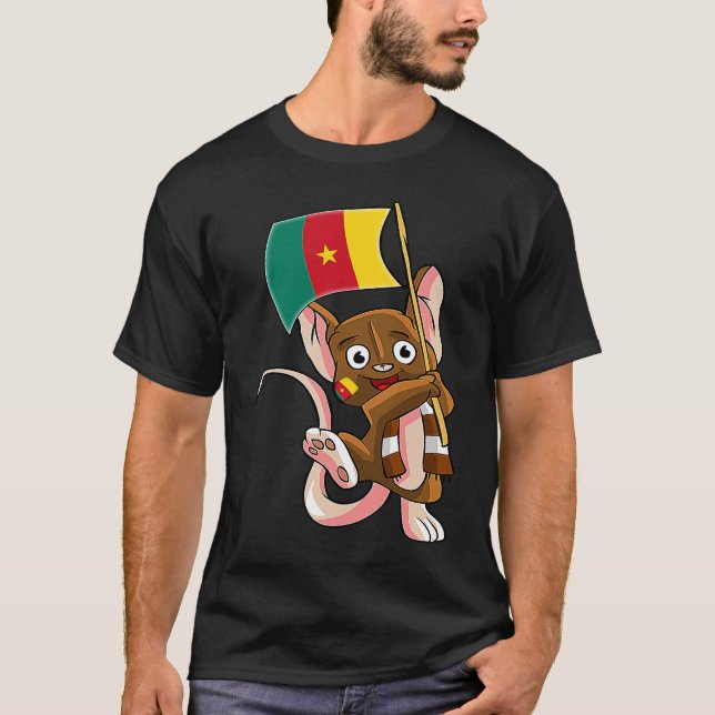 Cameroon Fan Mouse T-Shirt (Vorderseite)