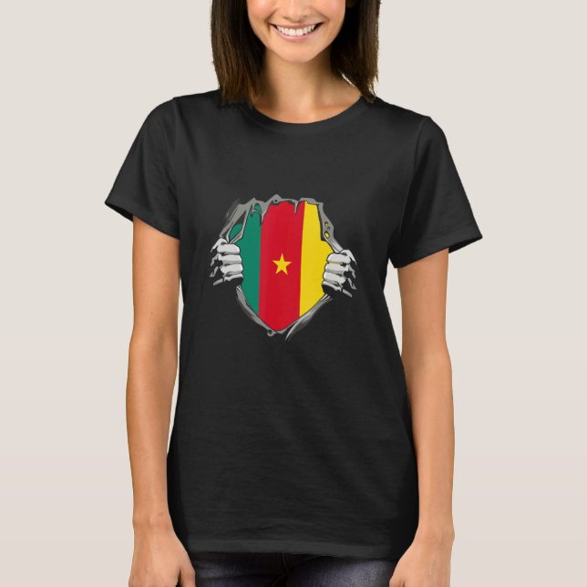 Cameroon flag T-Shirt (Vorderseite)